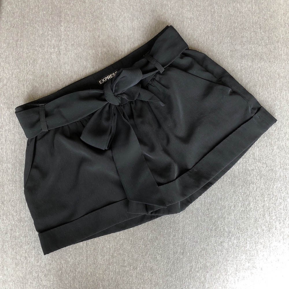 Express black shorts